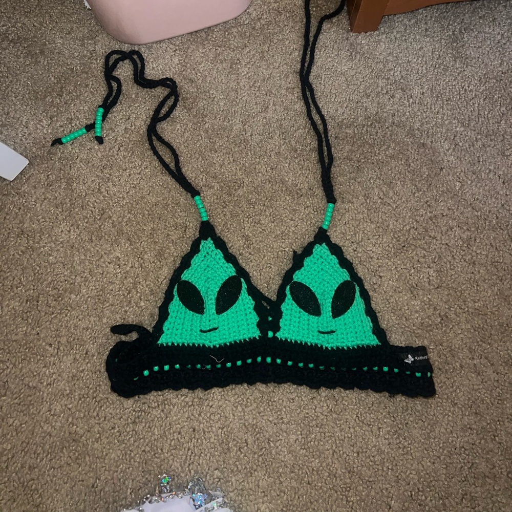 Knit Alien Festival Top